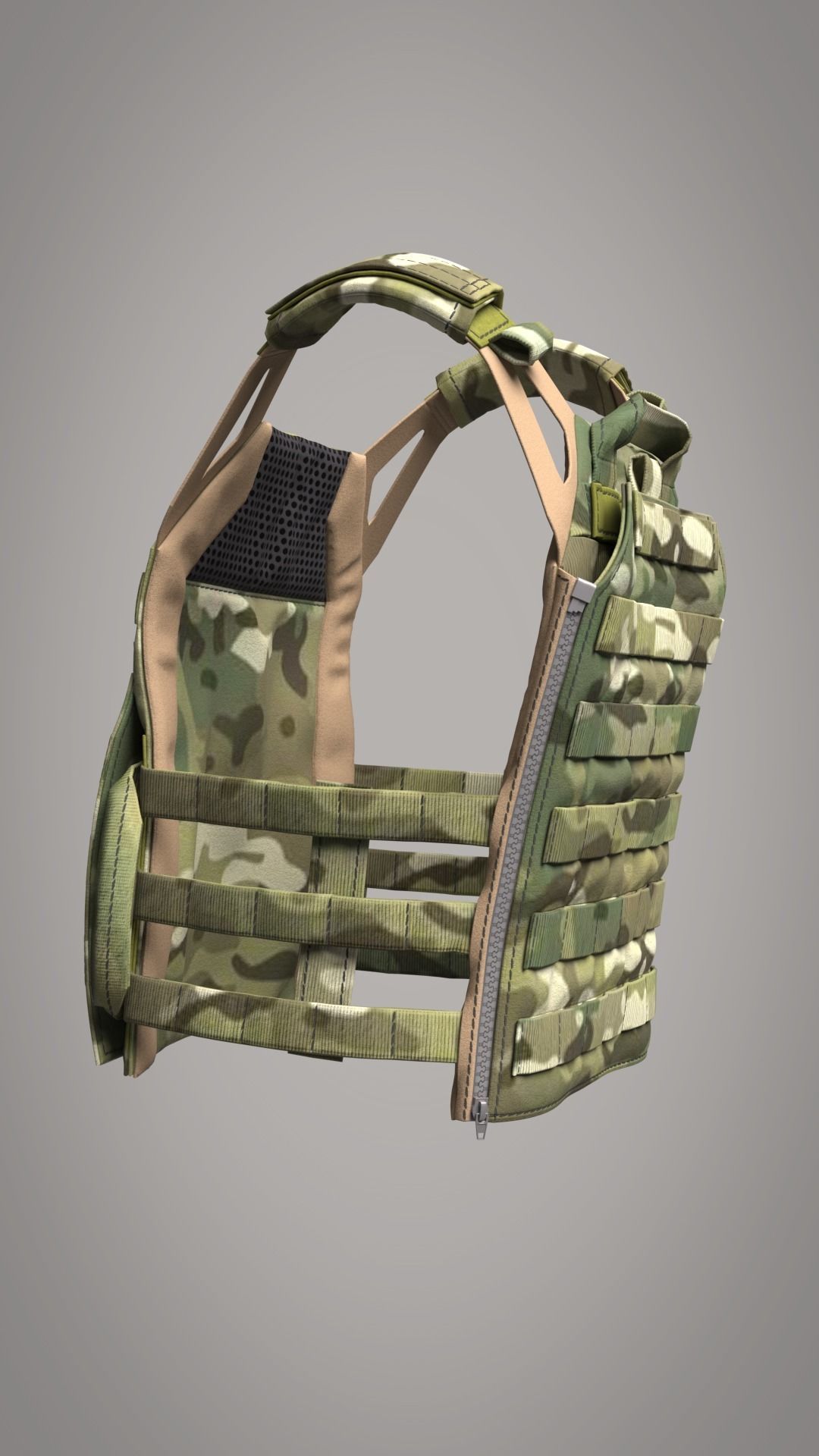 Plate Carrier Vest Crye JPG 2 -MD Project 3D model_13