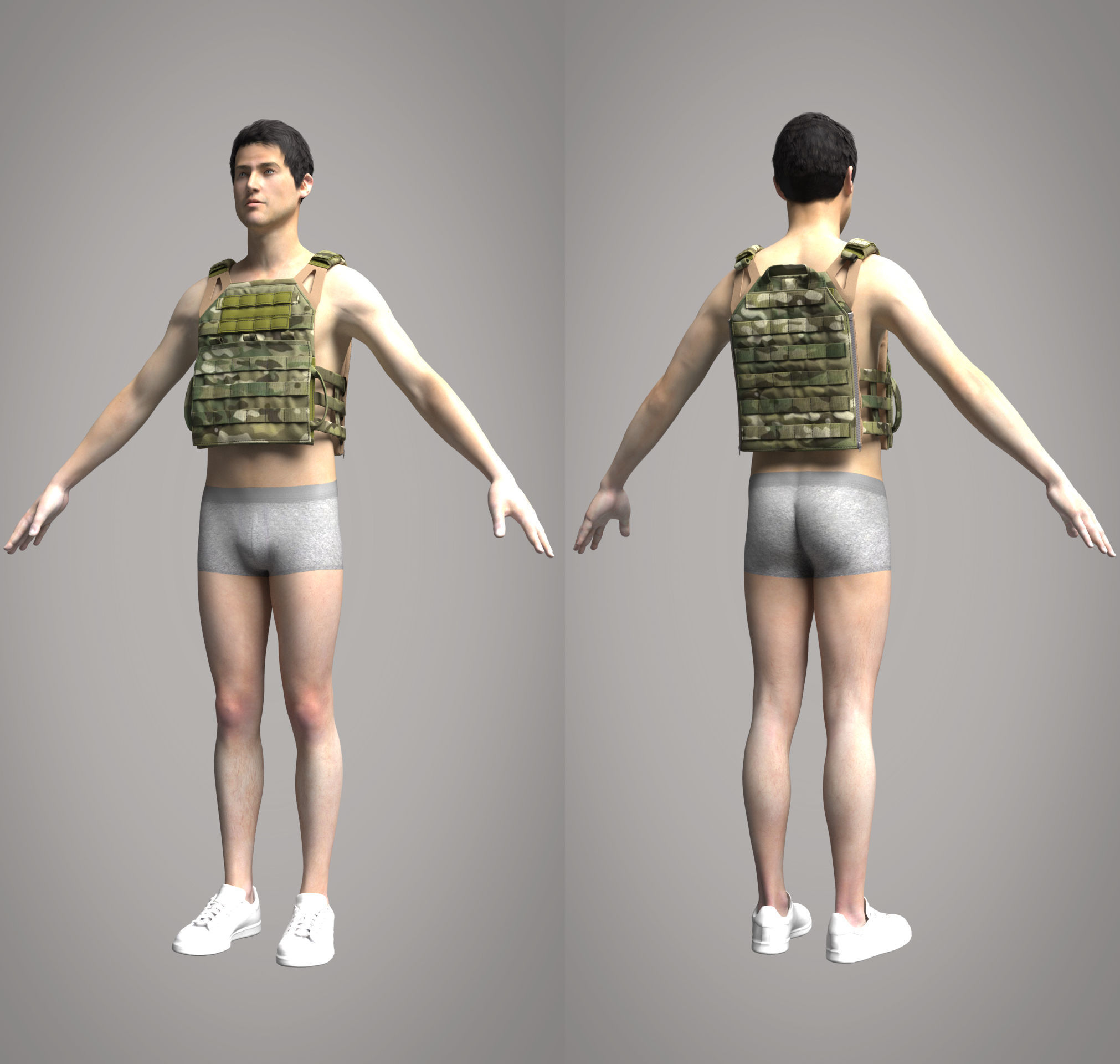Plate Carrier Vest Crye JPG 2 -MD Project 3D model_1
