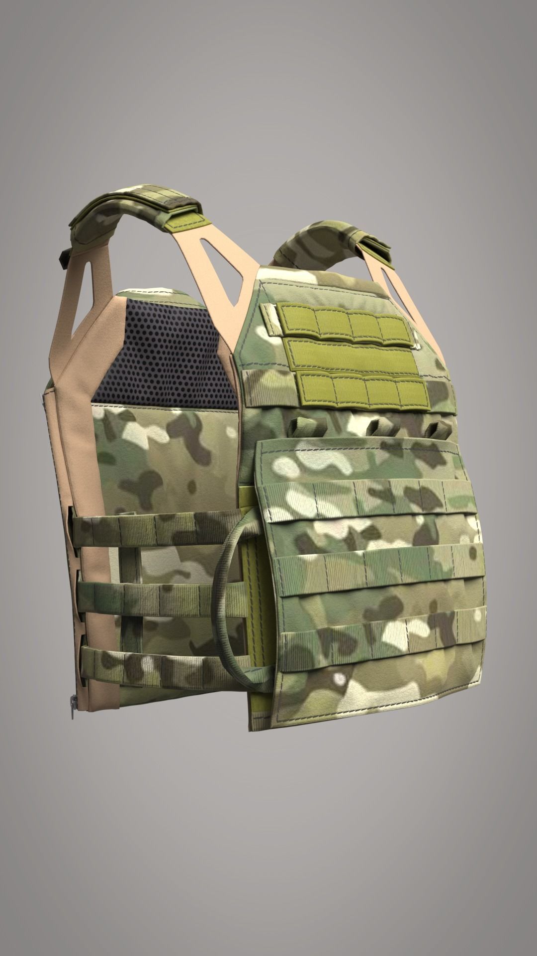 Plate Carrier Vest Crye JPG 2 -MD Project 3D model_4
