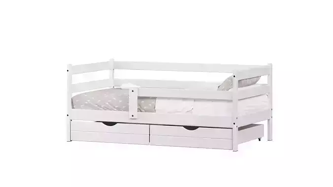 Bed with drawer