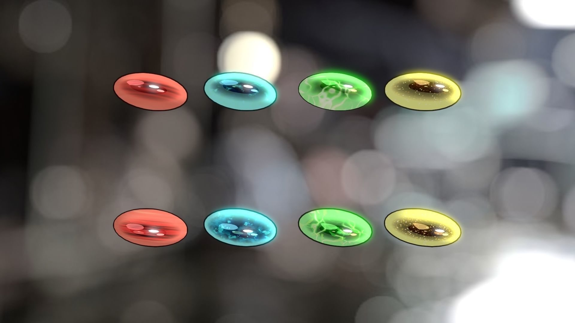 For Anime in Blender - Gems Shaders 3D model_5