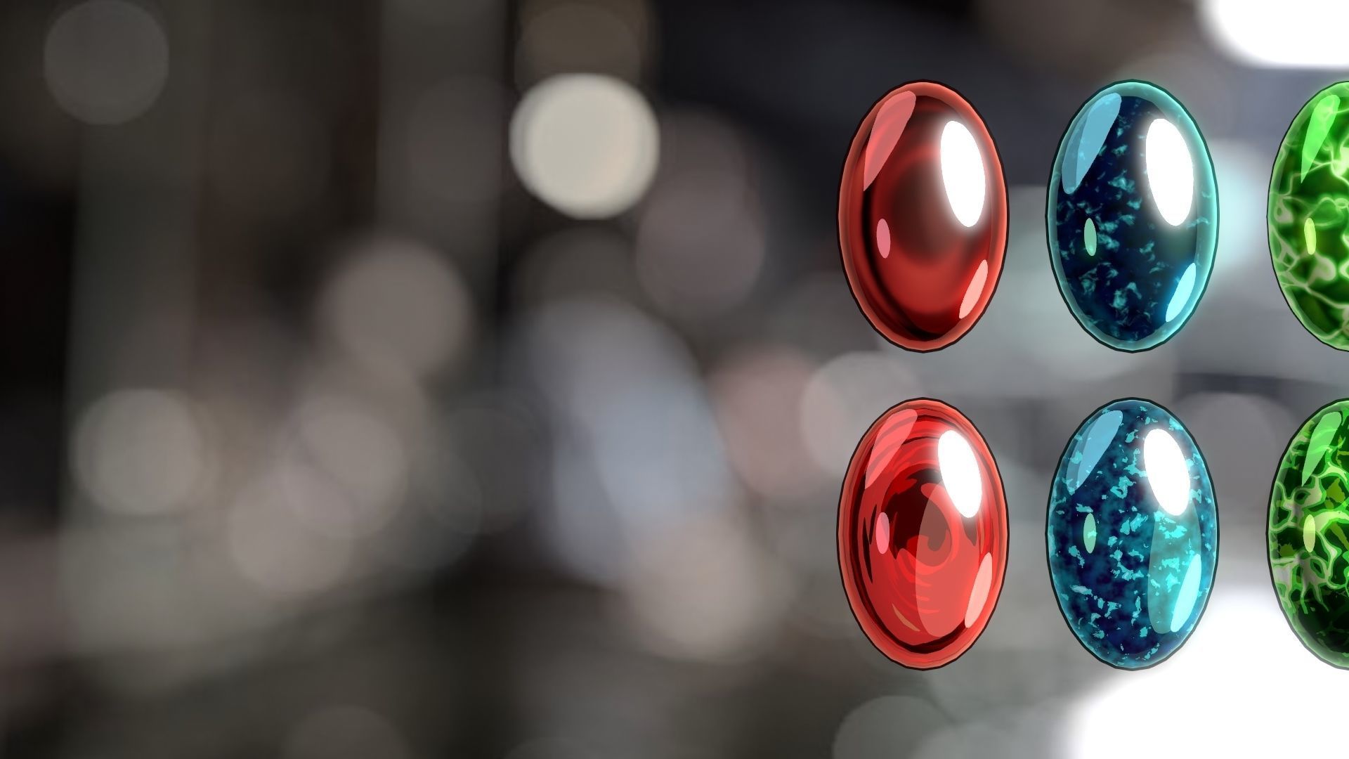 For Anime in Blender - Gems Shaders 3D model_14