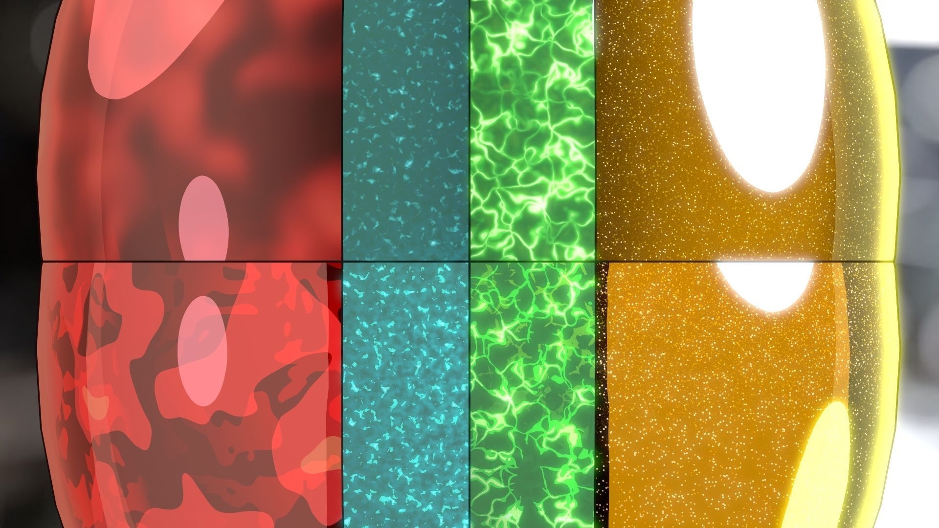 For Anime in Blender - Gems Shaders 3D model_22