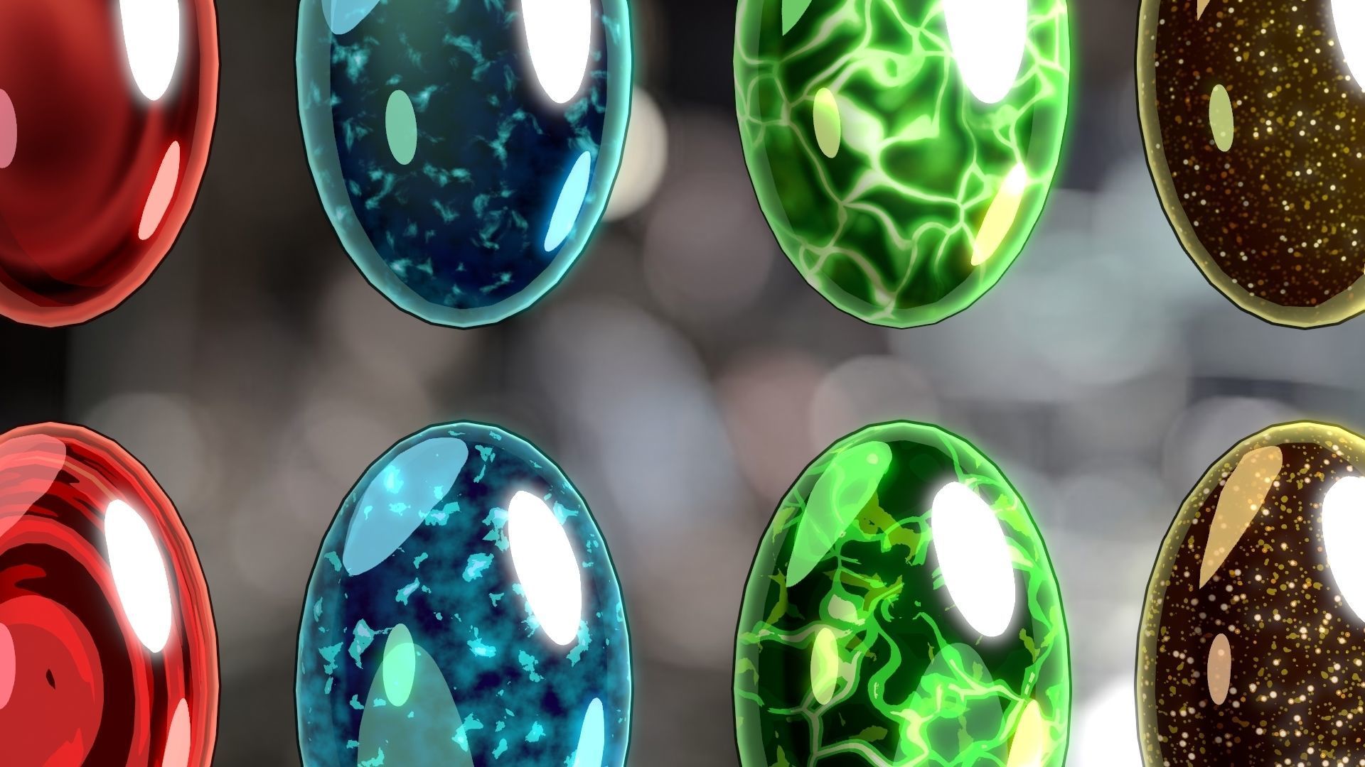For Anime in Blender - Gems Shaders 3D model_18