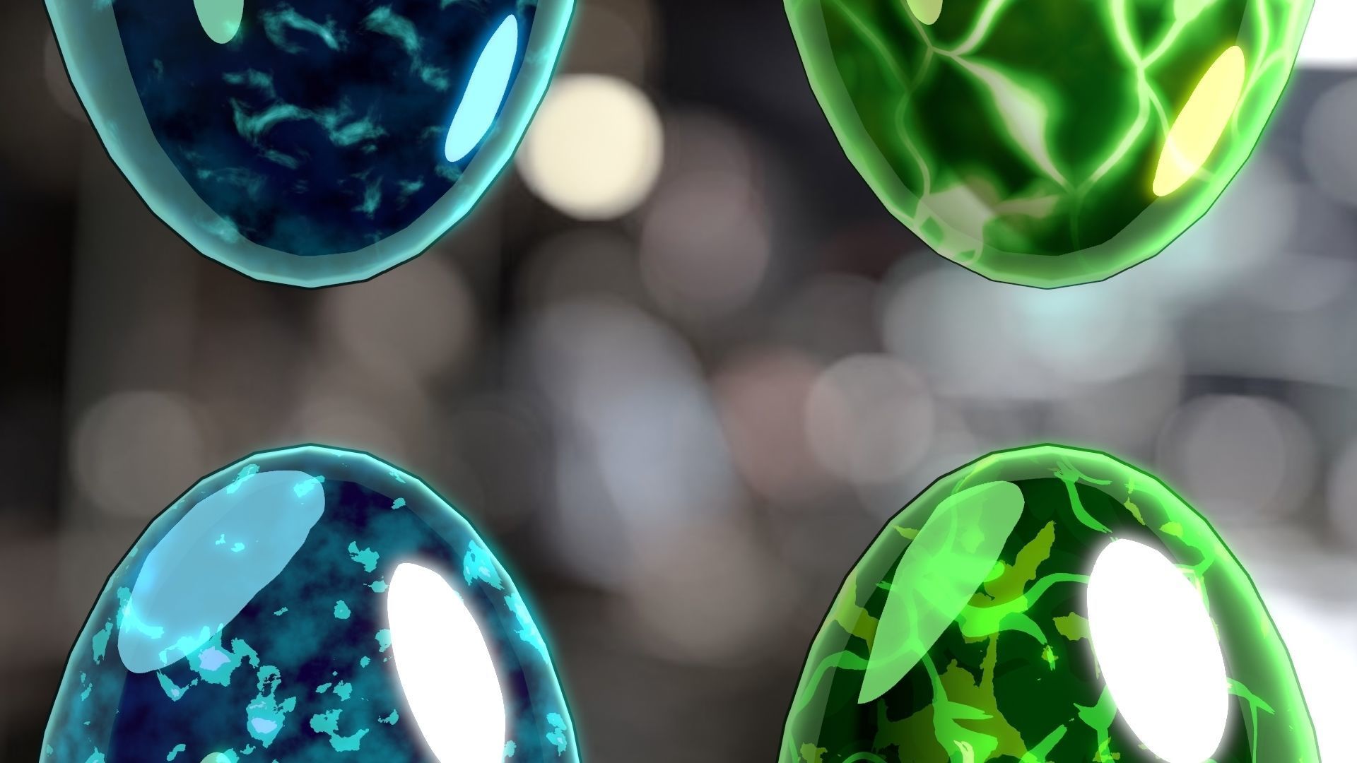 For Anime in Blender - Gems Shaders 3D model_25