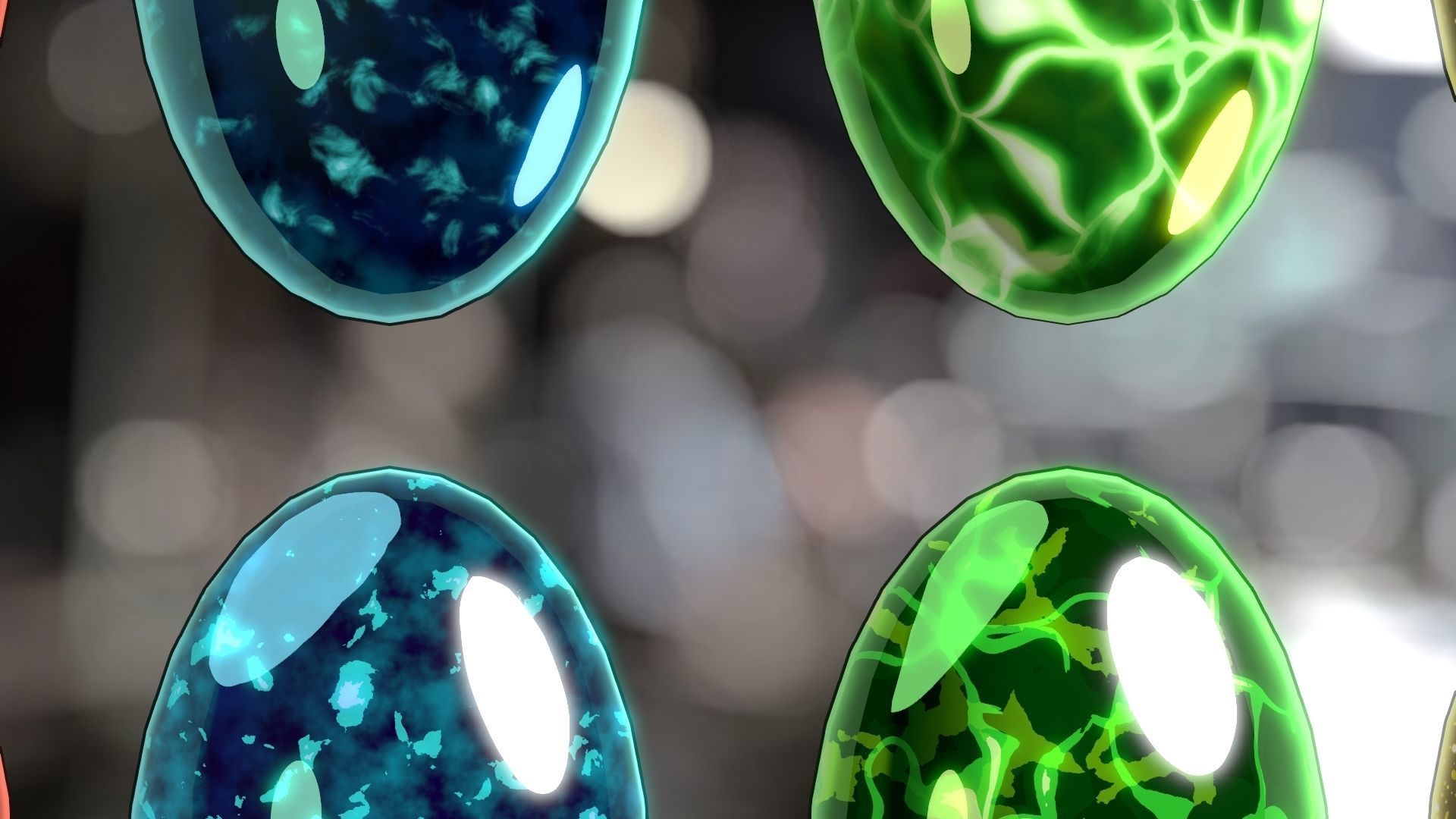 For Anime in Blender - Gems Shaders 3D model_19