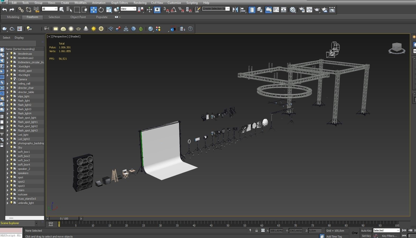 Studio Lighting Collection 2 3D model_65