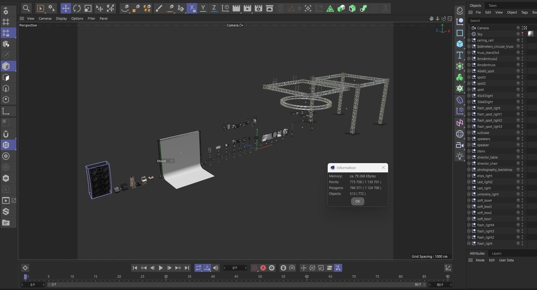 Studio Lighting Collection 2 3D model_66