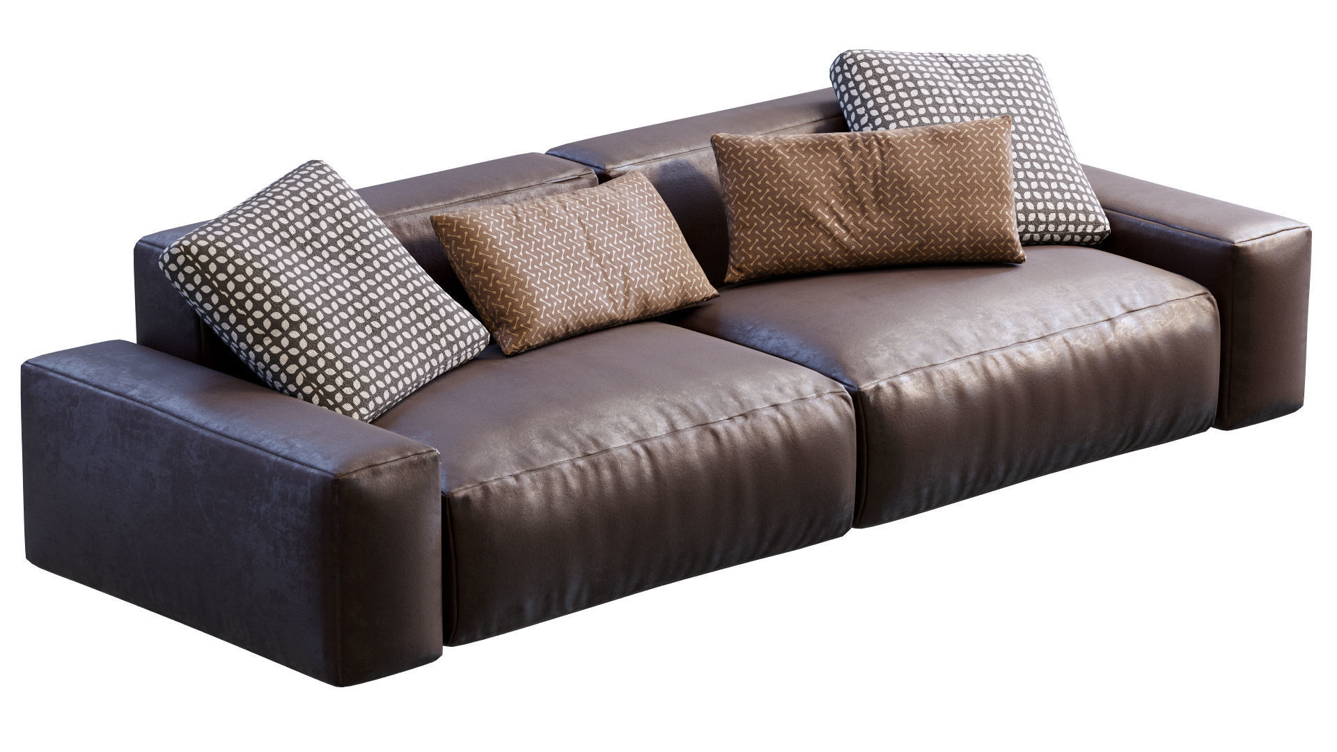 Jesse sofa Daniel Low-poly 3D model_6