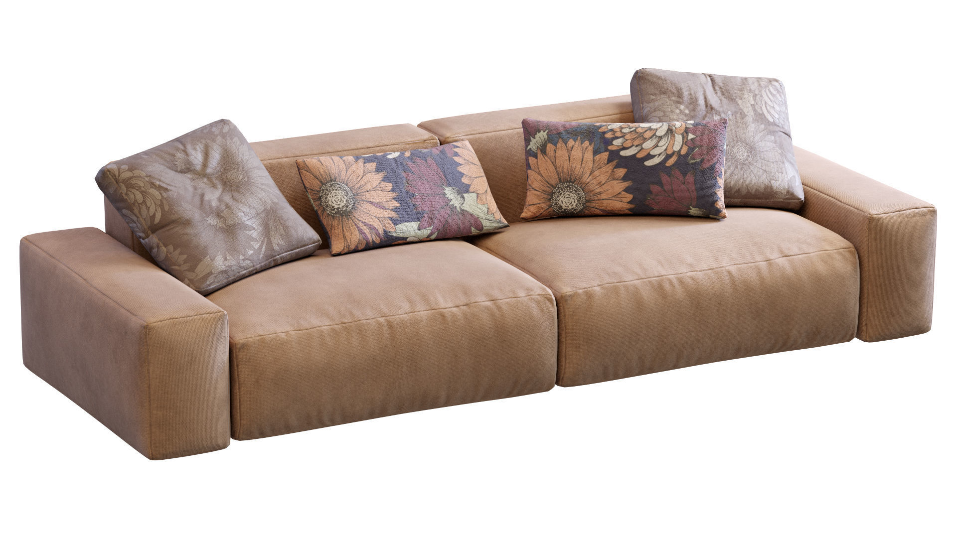 Jesse sofa Daniel Low-poly 3D model_8