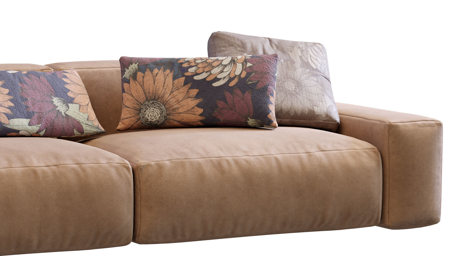 Jesse sofa Daniel Low-poly 3D model_13