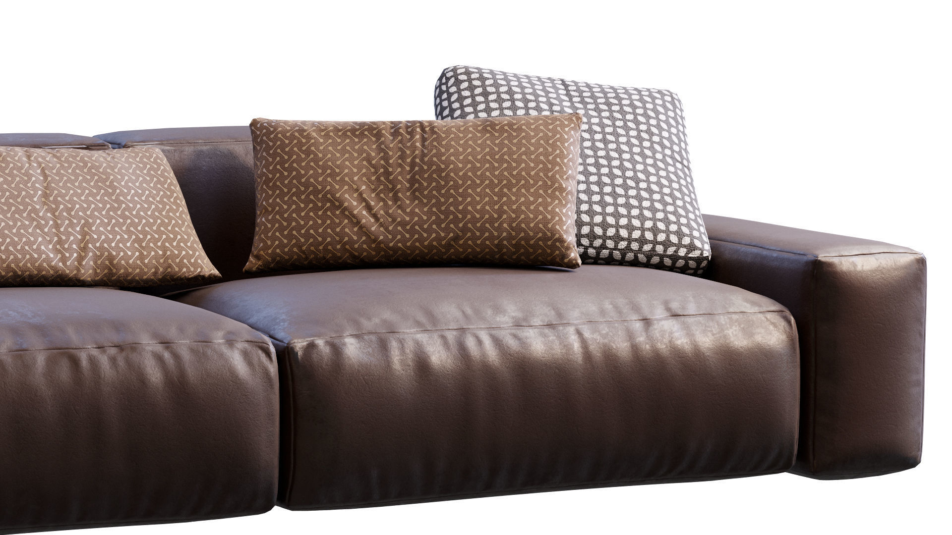 Jesse sofa Daniel Low-poly 3D model_12