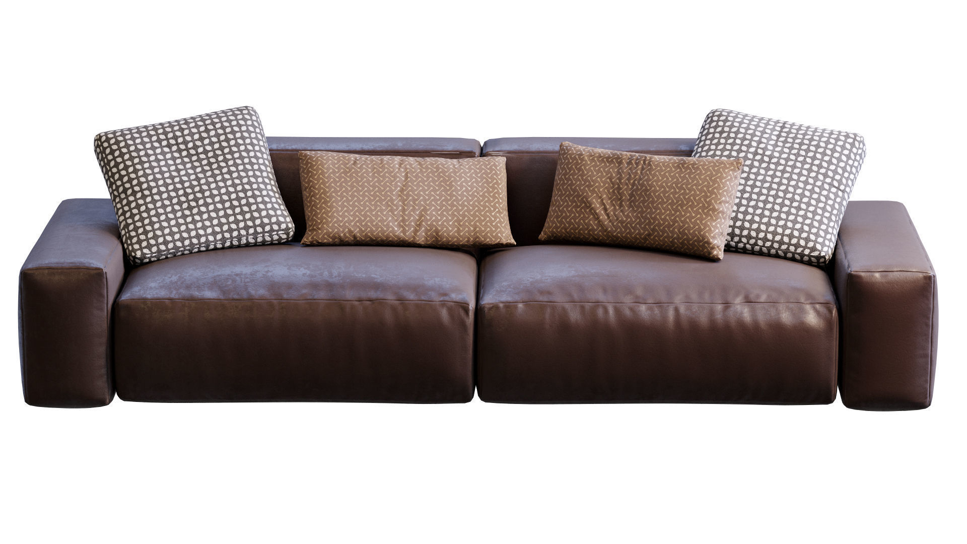 Jesse sofa Daniel Low-poly 3D model_4