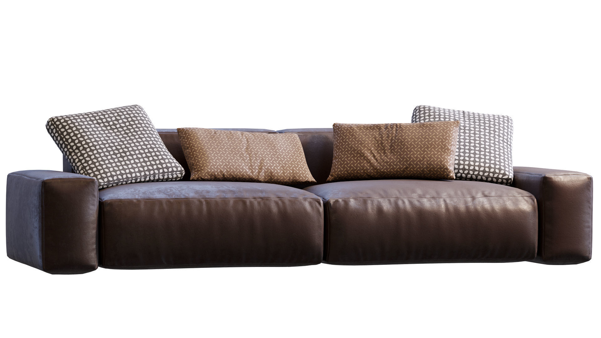Jesse sofa Daniel Low-poly 3D model_5