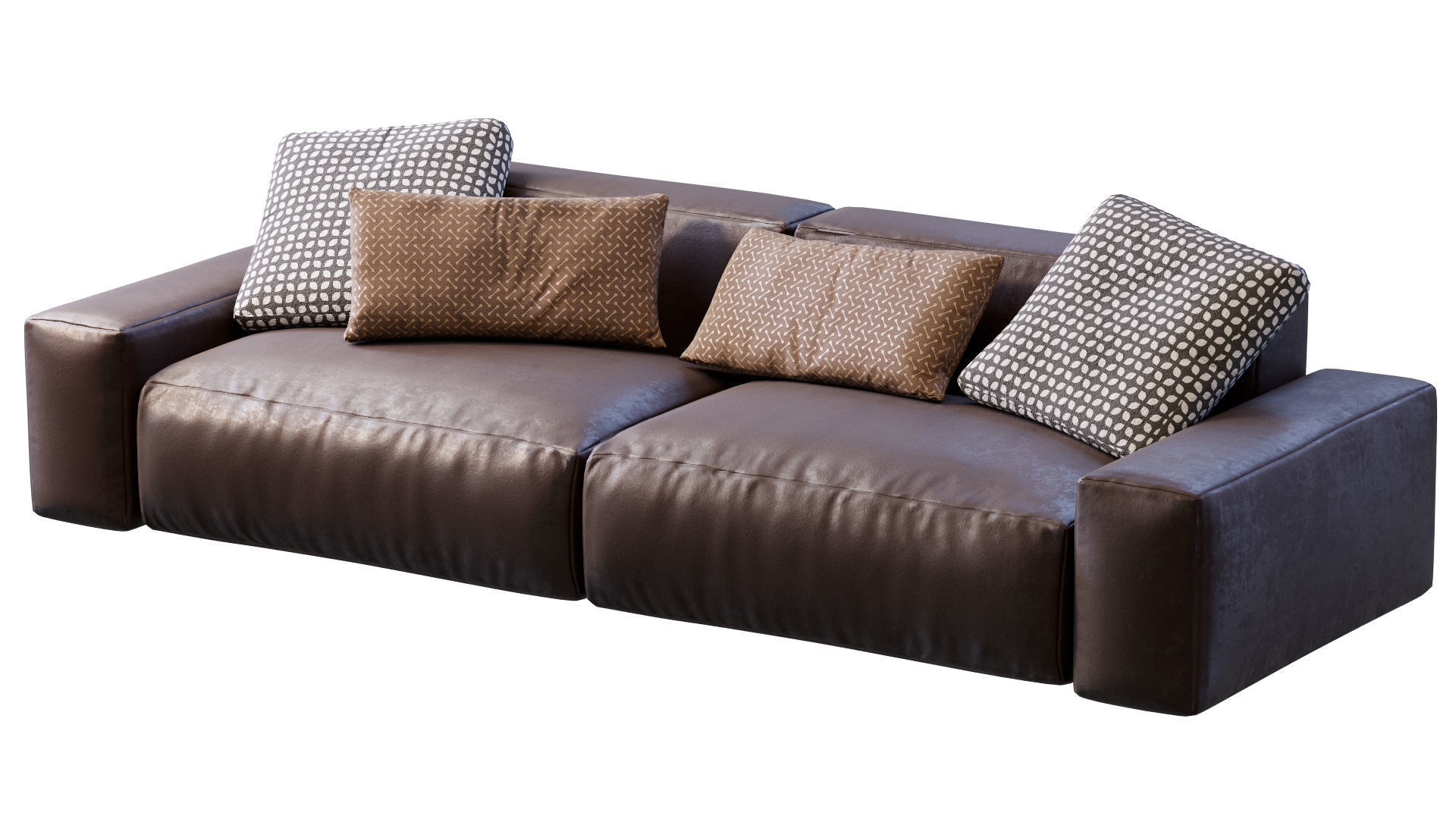 Jesse sofa Daniel Low-poly 3D model_15