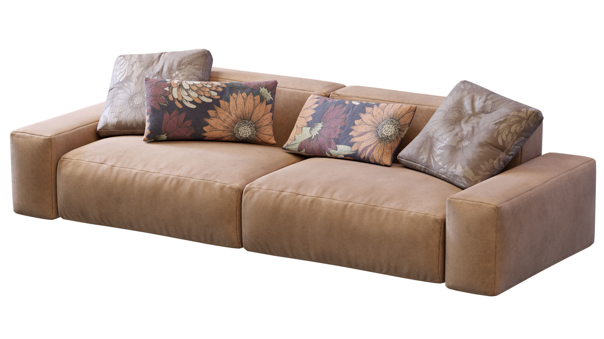 Jesse sofa Daniel Low-poly 3D model_18