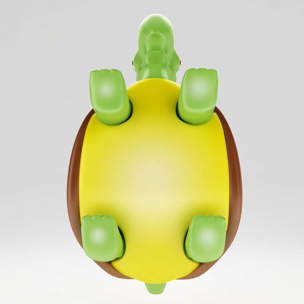 Tortoise 3d model 2 toy turtle 3D model_4