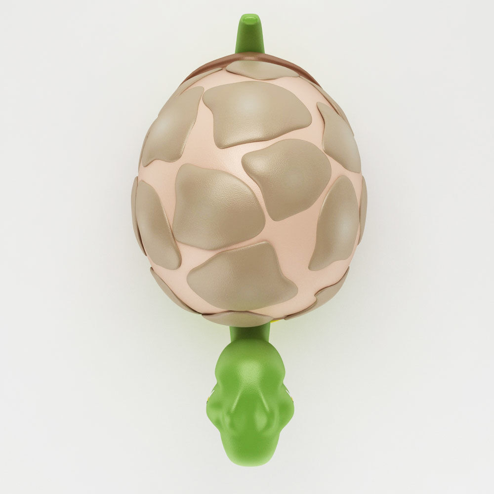 Tortoise 3d model 2 toy turtle 3D model_3