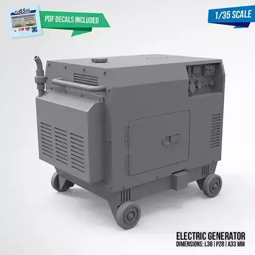 Electric generator 1-35 scale