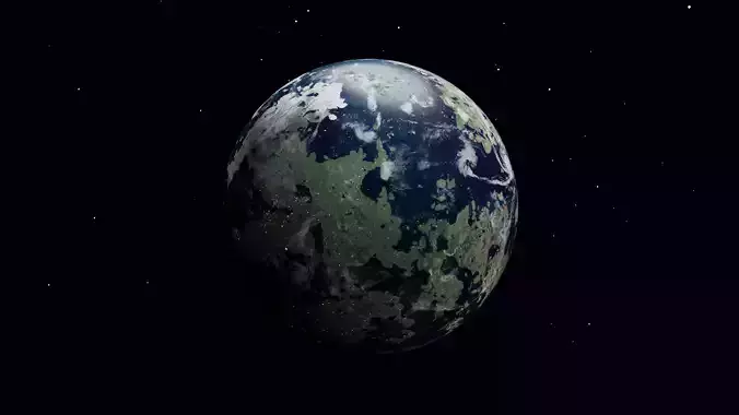 Photorealistic Earth Animated