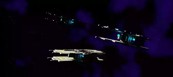 A fictional Space Ship