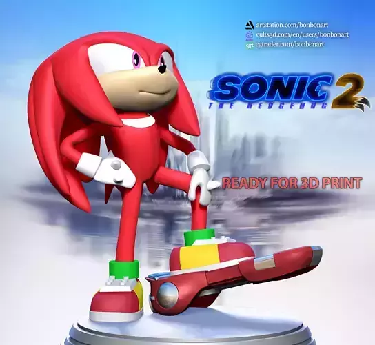 Knuckles - Sonic the Hedgehog 2 Fanart