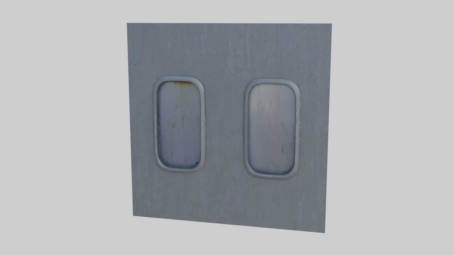 Sci-Fi building elements Low-poly 3D model_19