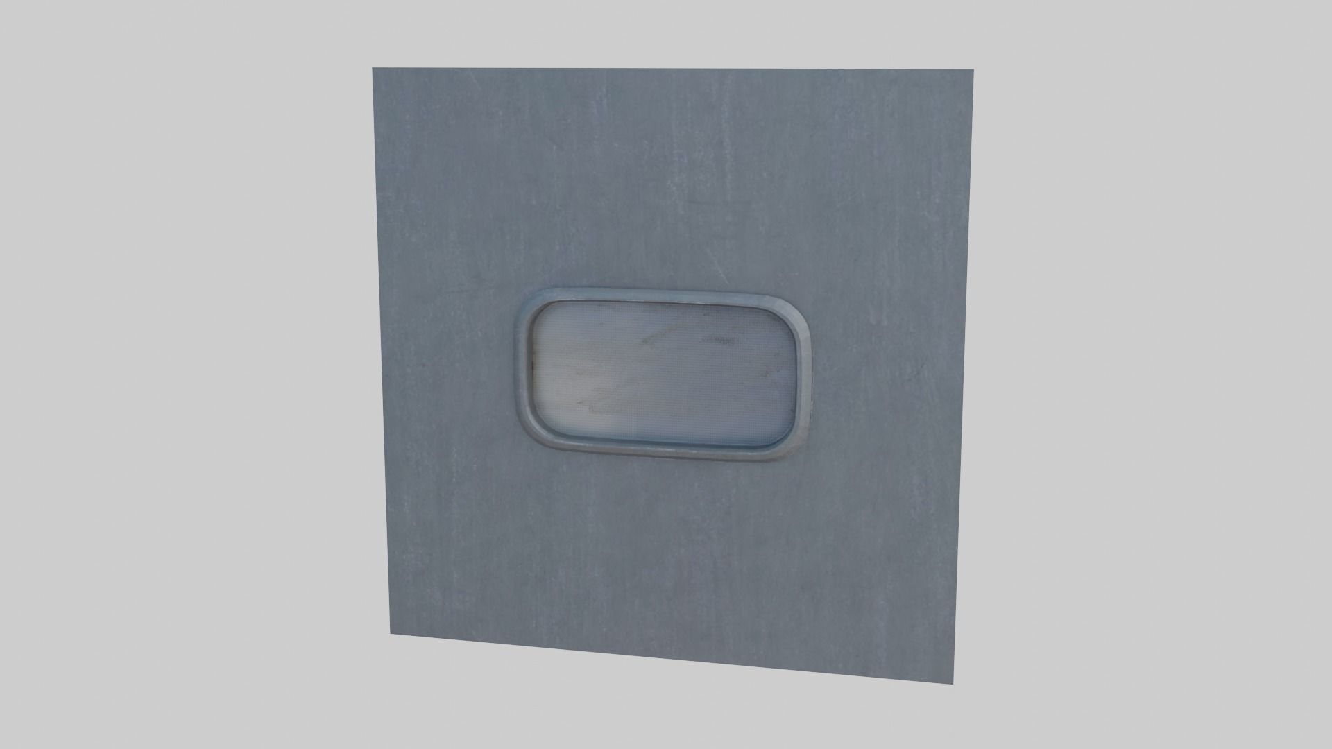 Sci-Fi building elements Low-poly 3D model_17