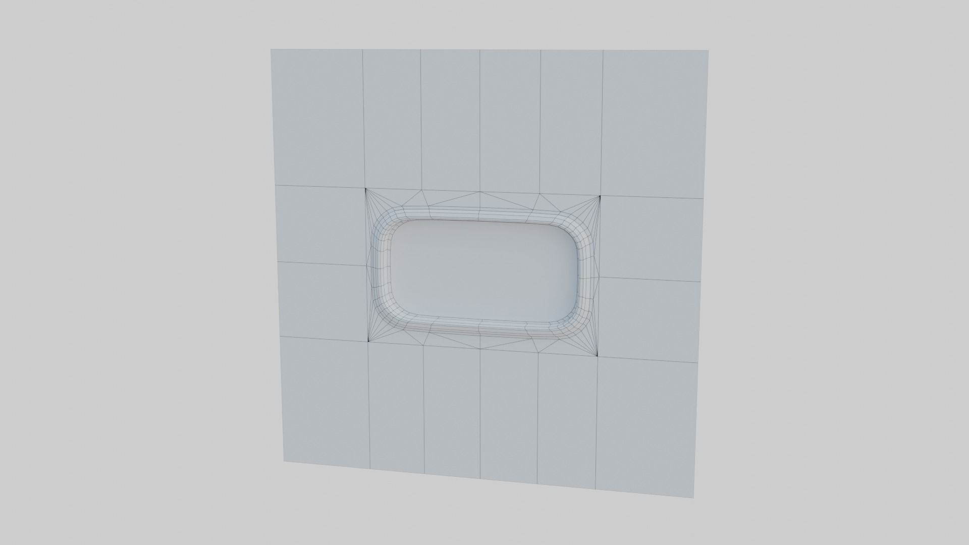 Sci-Fi building elements Low-poly 3D model_18