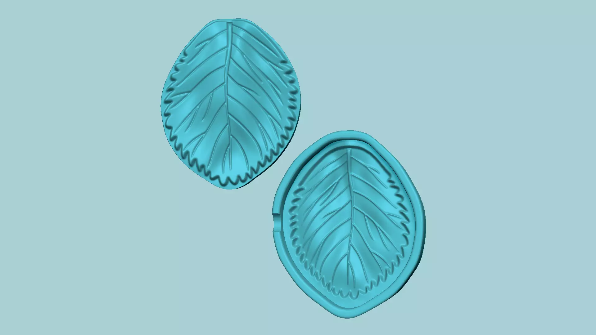 Strawberry Leaf - Molding Arrangement EVA Foam Craft 3D print model_0