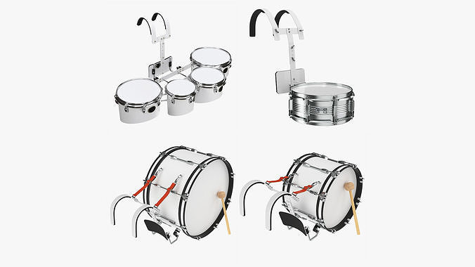 Marching equipment 3D Model Collection