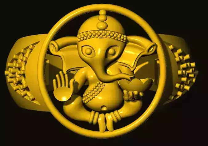 ganesh ganesha ring