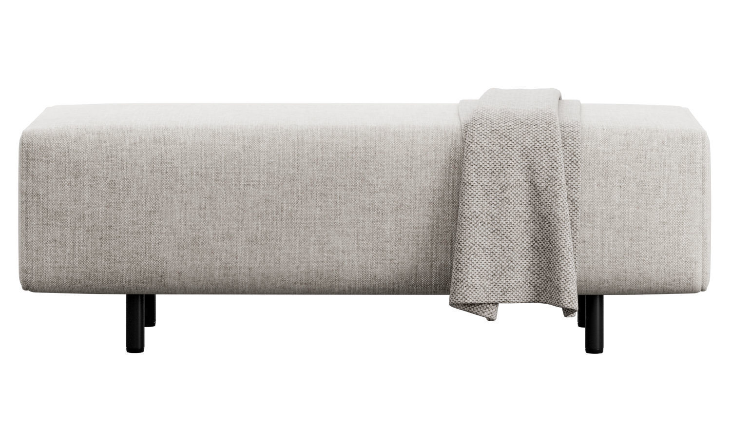 Block Party Lounge Bench by Poppin 3D model_14