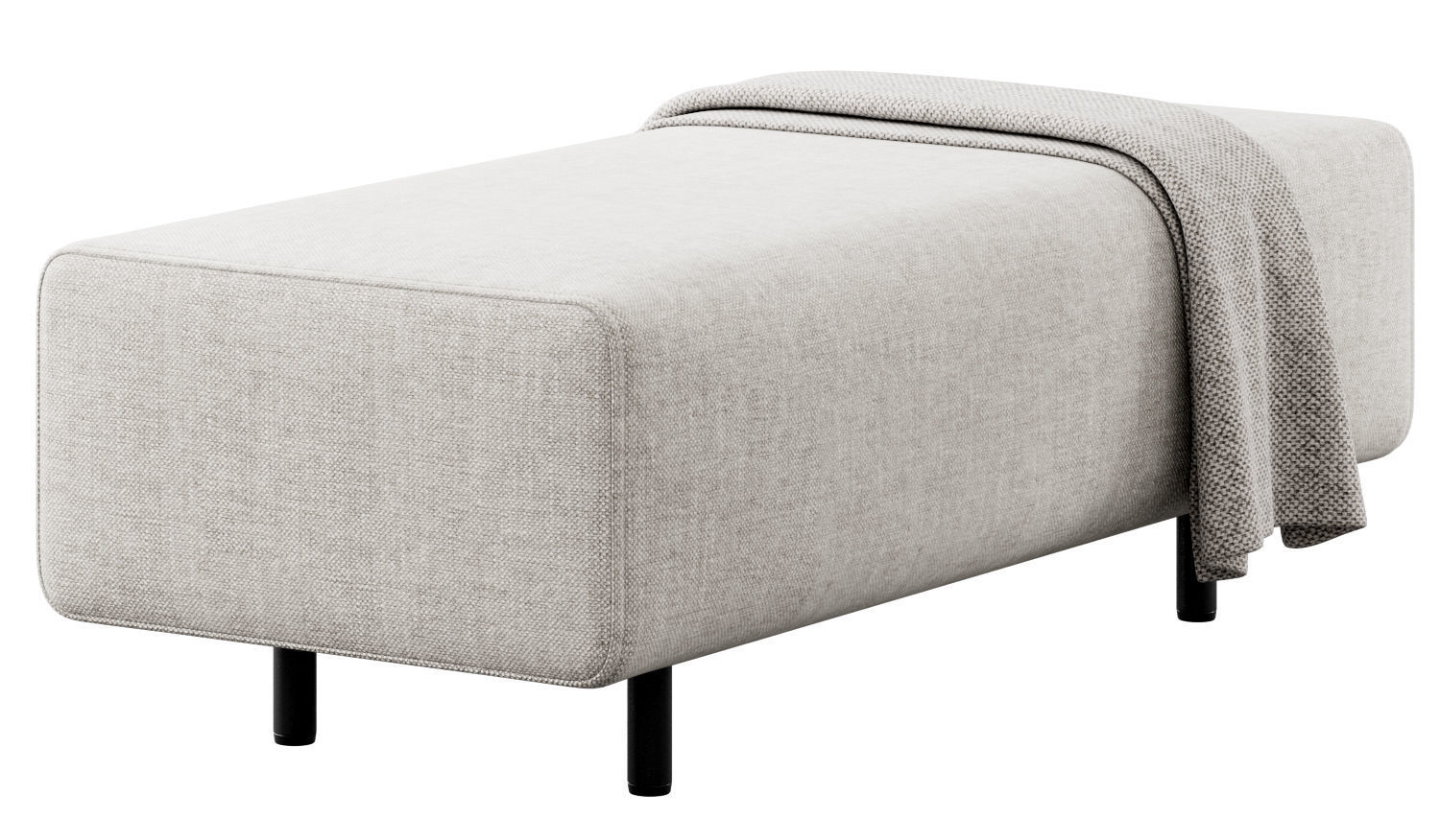 Block Party Lounge Bench by Poppin 3D model_15