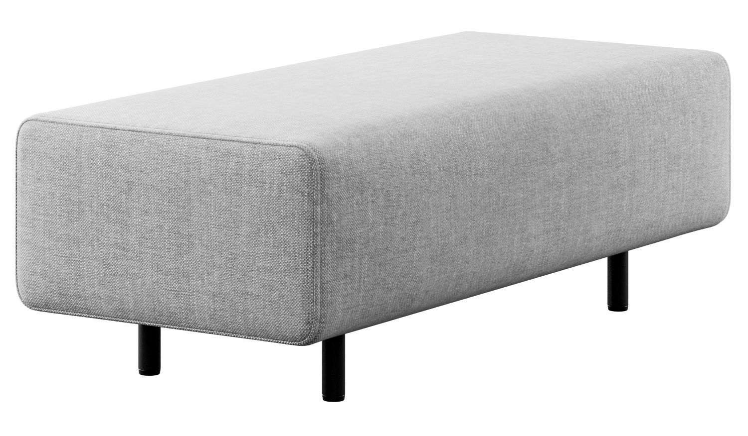 Block Party Lounge Bench by Poppin 3D model_21