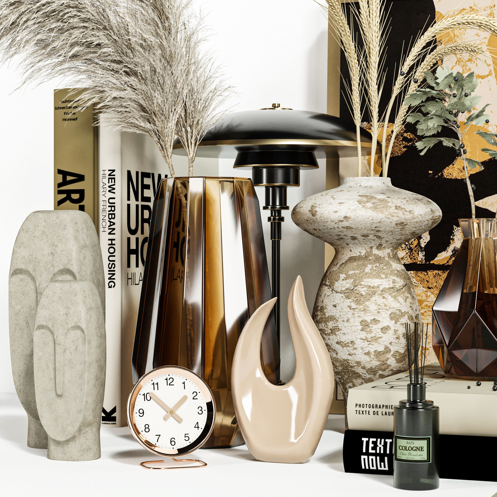 decorative set Vol005 Free 3D model_2