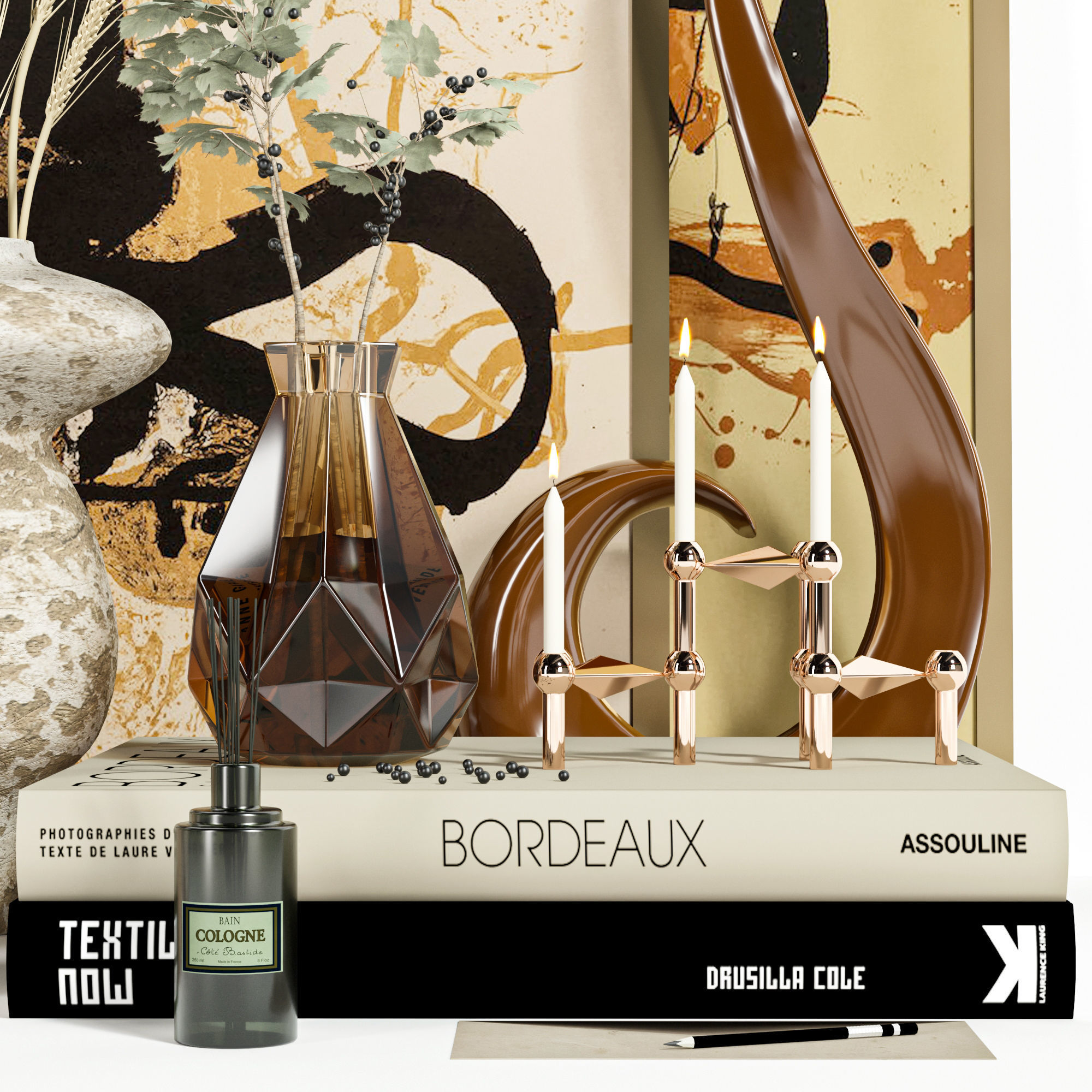 decorative set Vol005 Free 3D model_3