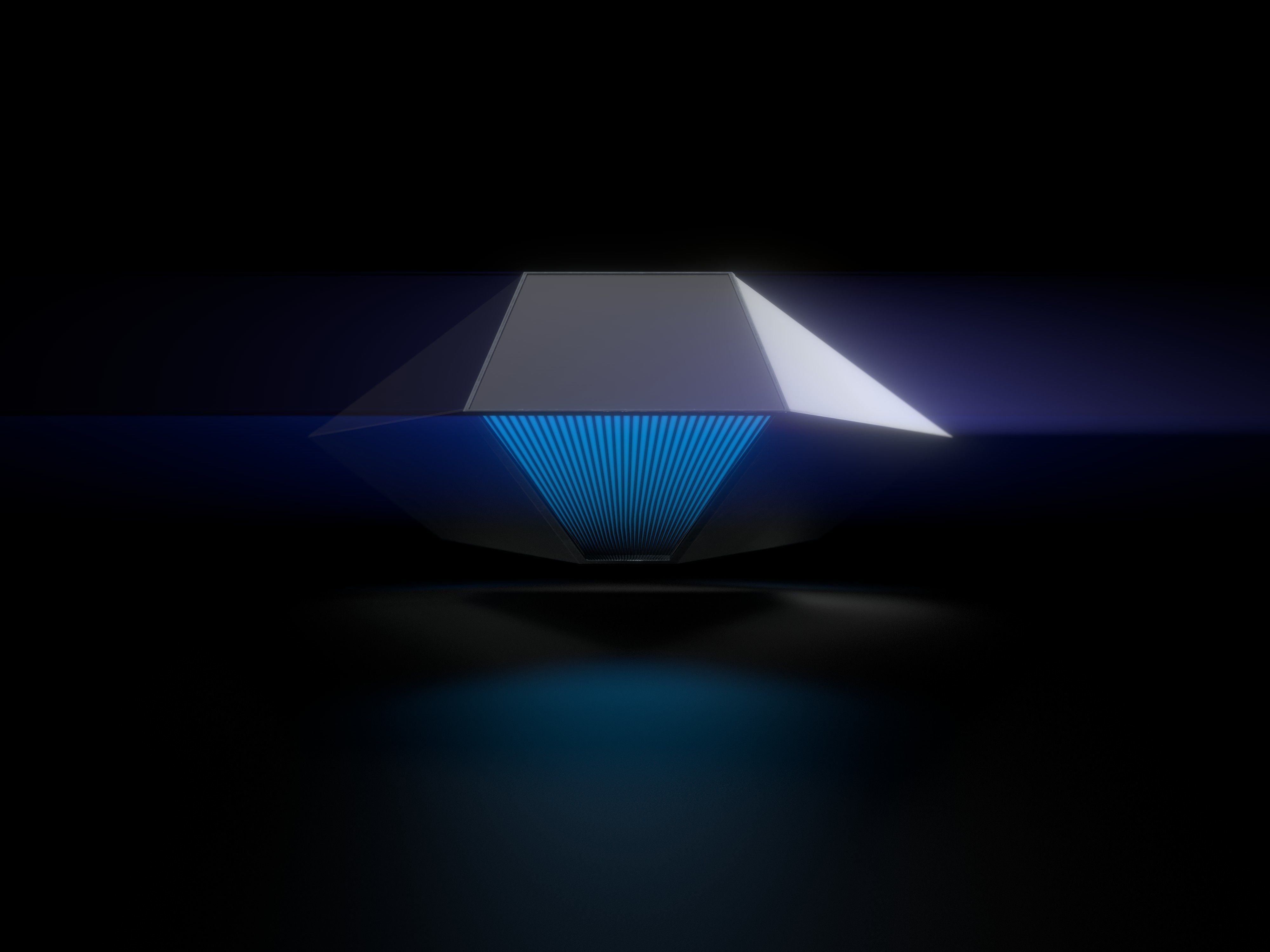 Small Spacecraft Low-poly 3D model_9