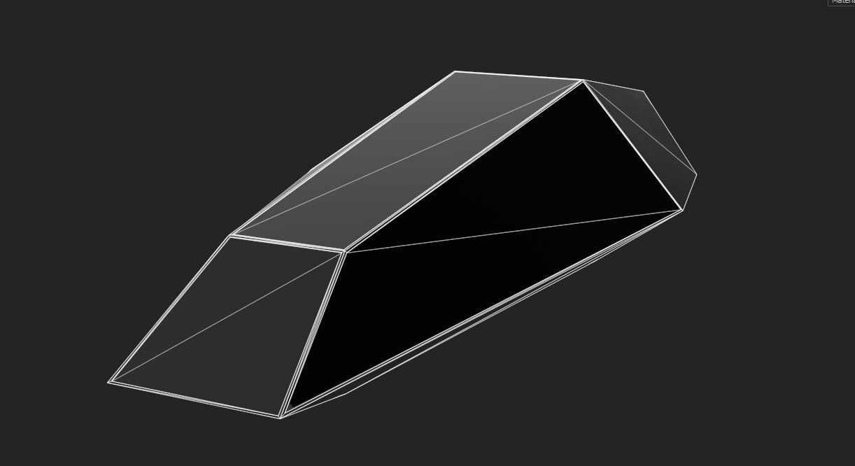 Small Spacecraft Low-poly 3D model_14