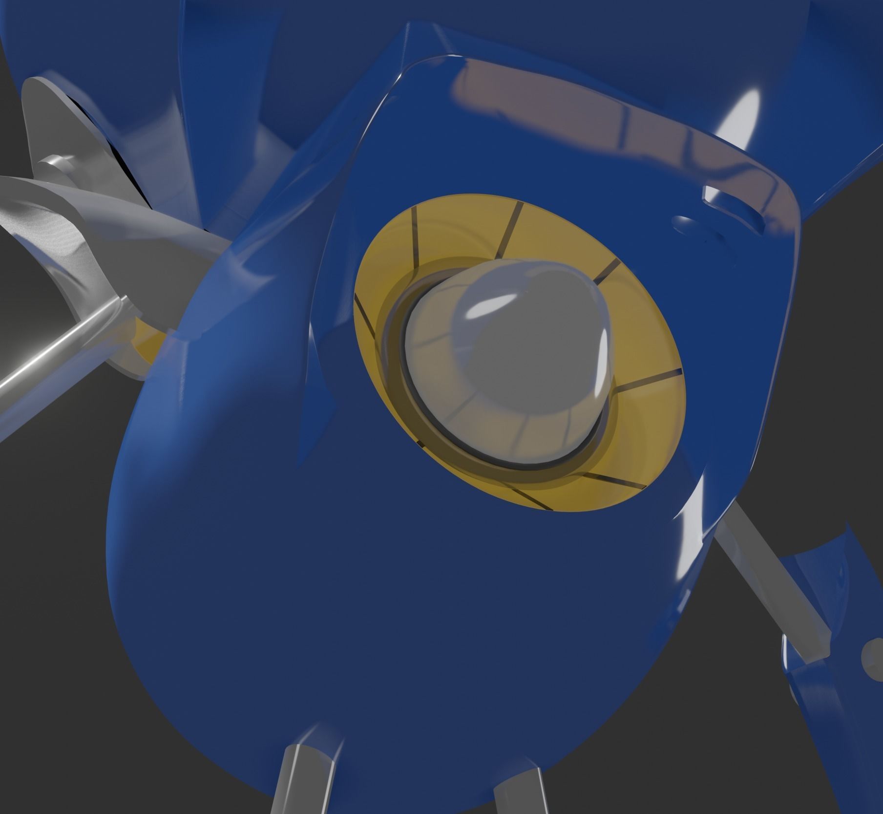 Metal Sonic-sonic menia style Free 3D model_18
