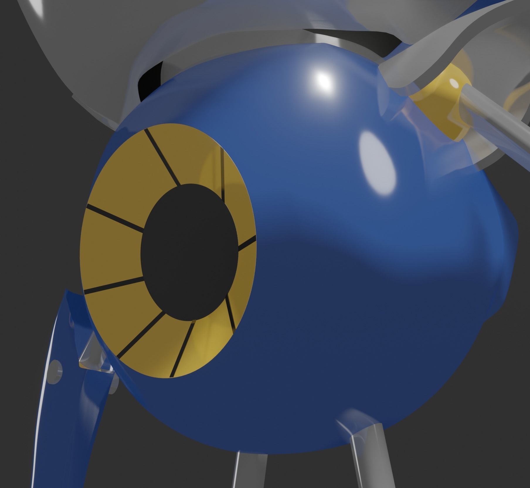 Metal Sonic-sonic menia style Free 3D model_14