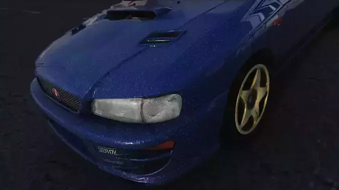 Subaru Impreza GC8 WRX 3D model