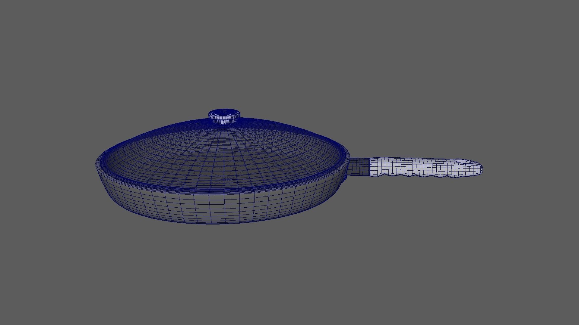 Frying Pan 3D model_6