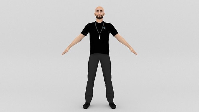 Game Coach 3D model