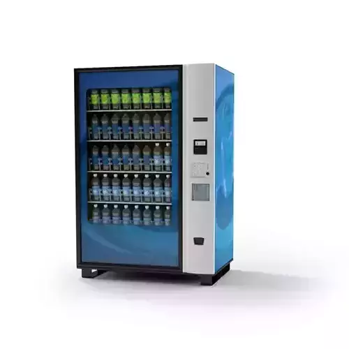 Blue Vending Machine