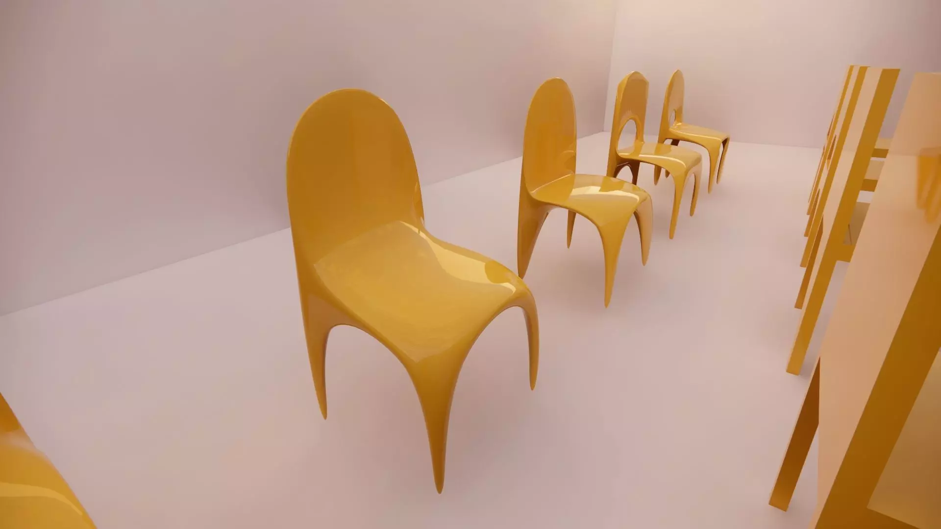 Modern Chair 3D Model Collection Free 3D model