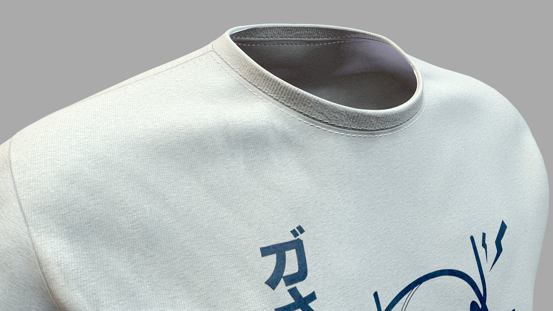 Tshirt three t - shirts Low-poly 3D model_5
