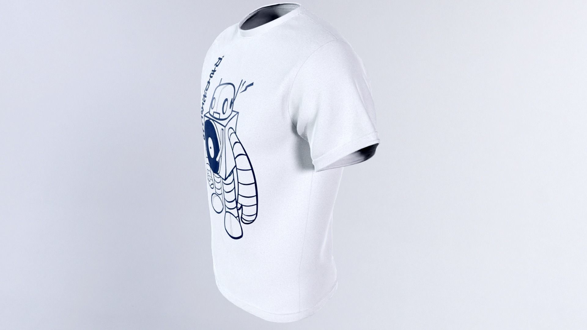 Tshirt three t - shirts Low-poly 3D model_1