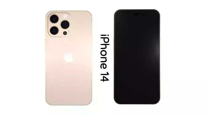 Apple iPhone 14 3D Model