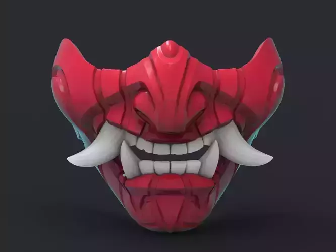 Samurai demon mask